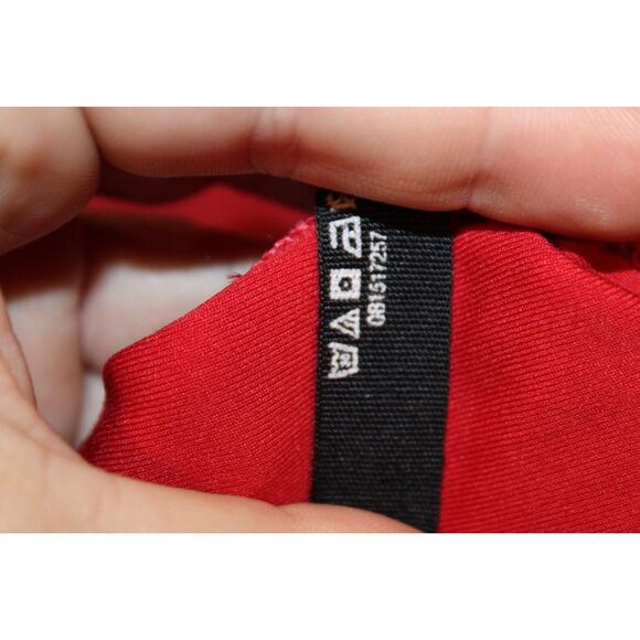 Free People Movement red burgundy cropped workout jumpsuit xlarge - Picture 7 of 11